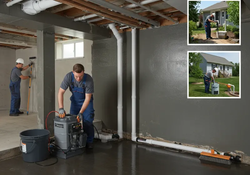 Basement Waterproofing and Flood Prevention process in Akron, IN